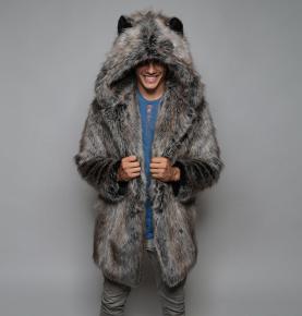New faux fur coat