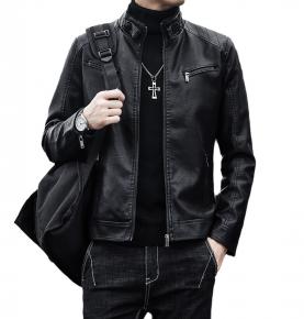 Leather clad man